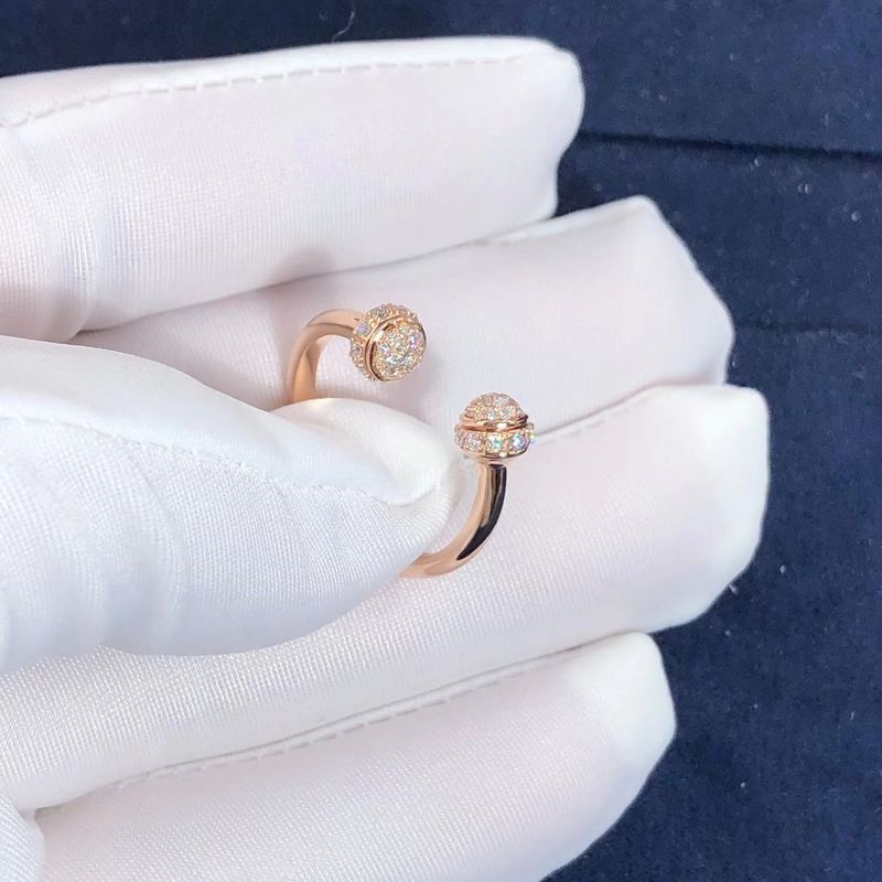 Qualidade Círculo aberto Diamond Ring Approx da possessão de Piaget das mulheres. 0,34 Ct fábrica