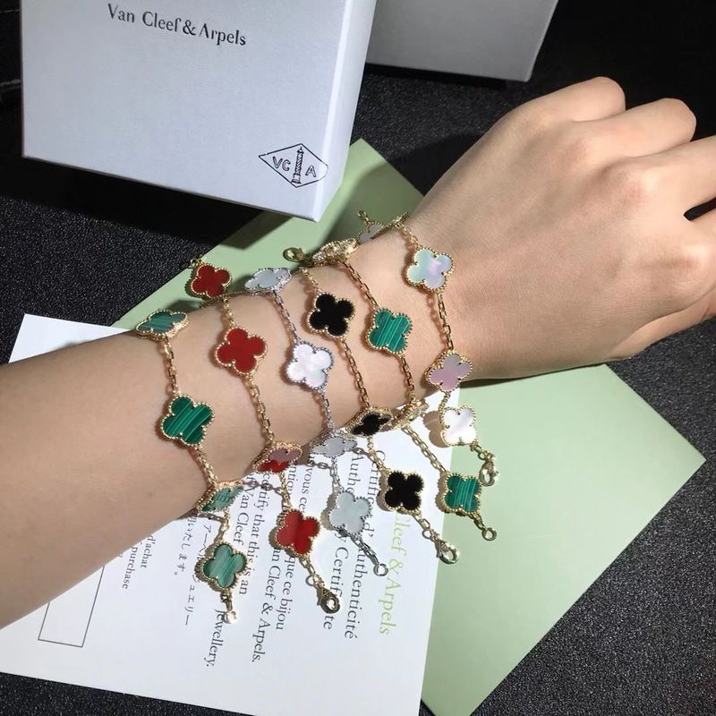 Qualidade o vintage do ouro 18K personalizou braceletes Van Cleef & Arpels do ouro fábrica
