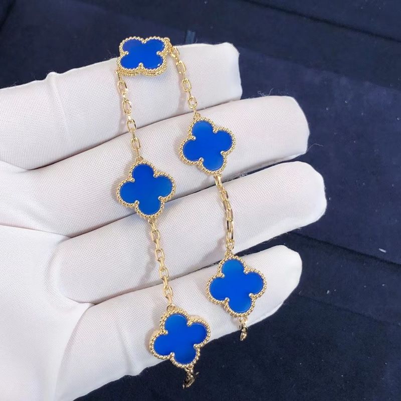 Qualidade o vintage do ouro 18K personalizou braceletes Van Cleef & Arpels do ouro fábrica