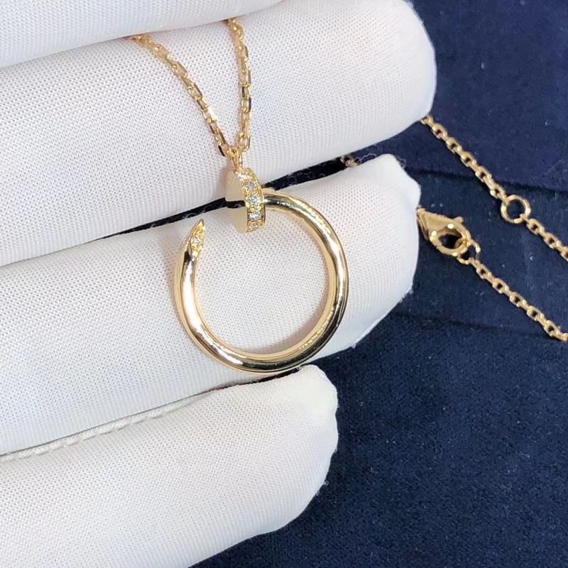 Qualidade Cartier Juste Un Clou Necklace Real CONTRA a colar do ouro dos diamantes 18K fábrica
