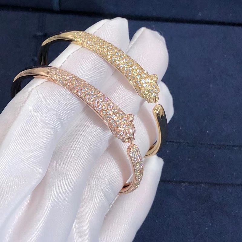 Qualidade Bracelete de Panthere da série do carro do bracelete do ouro da parte alta 18K para o presente da menina fábrica