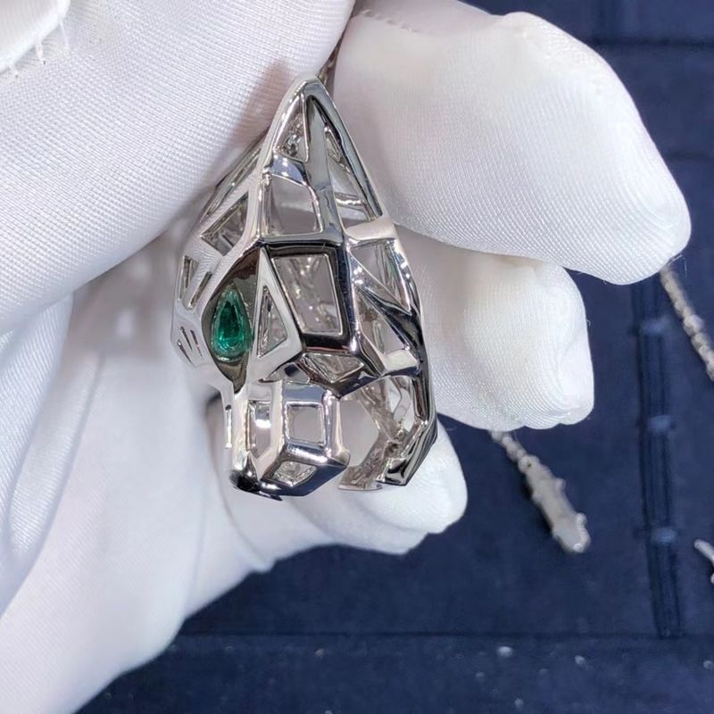 Qualidade ônix da colar de Panthere da série do carro do ouro 18K branco CONTRA os diamantes personalizados fábrica