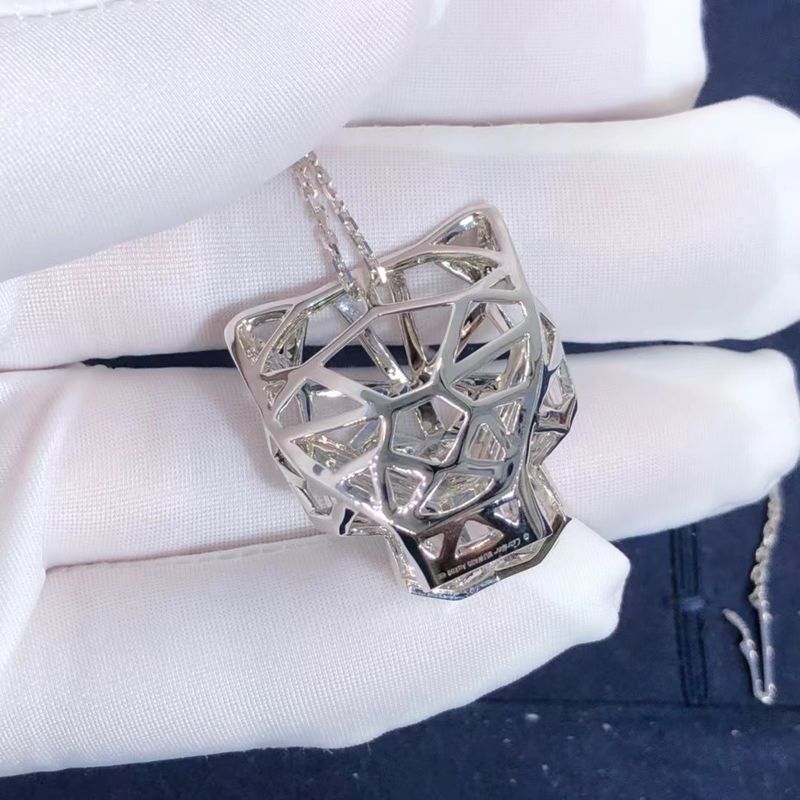Qualidade ônix da colar de Panthere da série do carro do ouro 18K branco CONTRA os diamantes personalizados fábrica