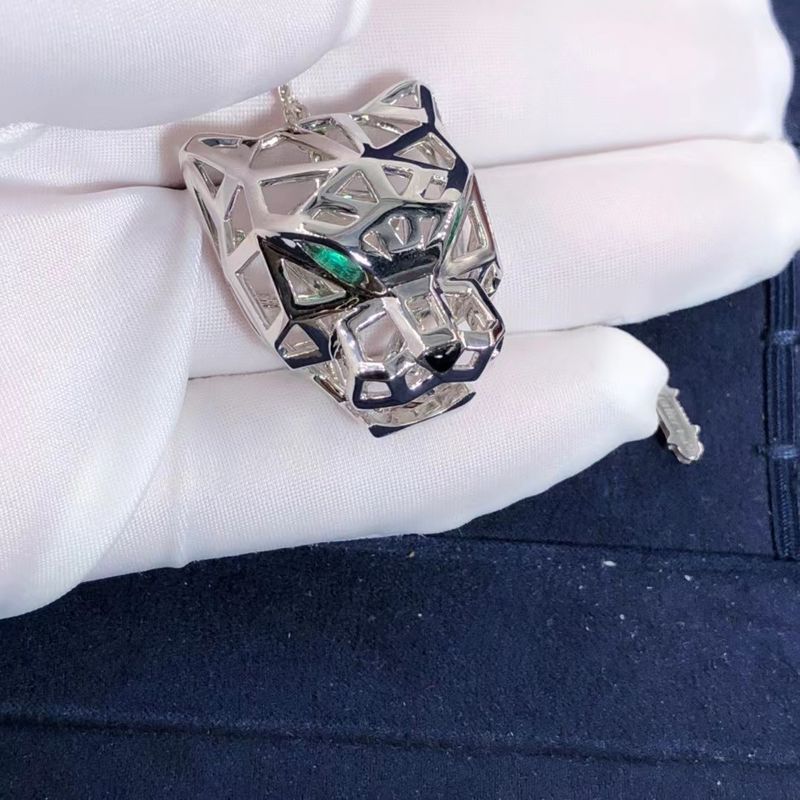 Qualidade ônix da colar de Panthere da série do carro do ouro 18K branco CONTRA os diamantes personalizados fábrica