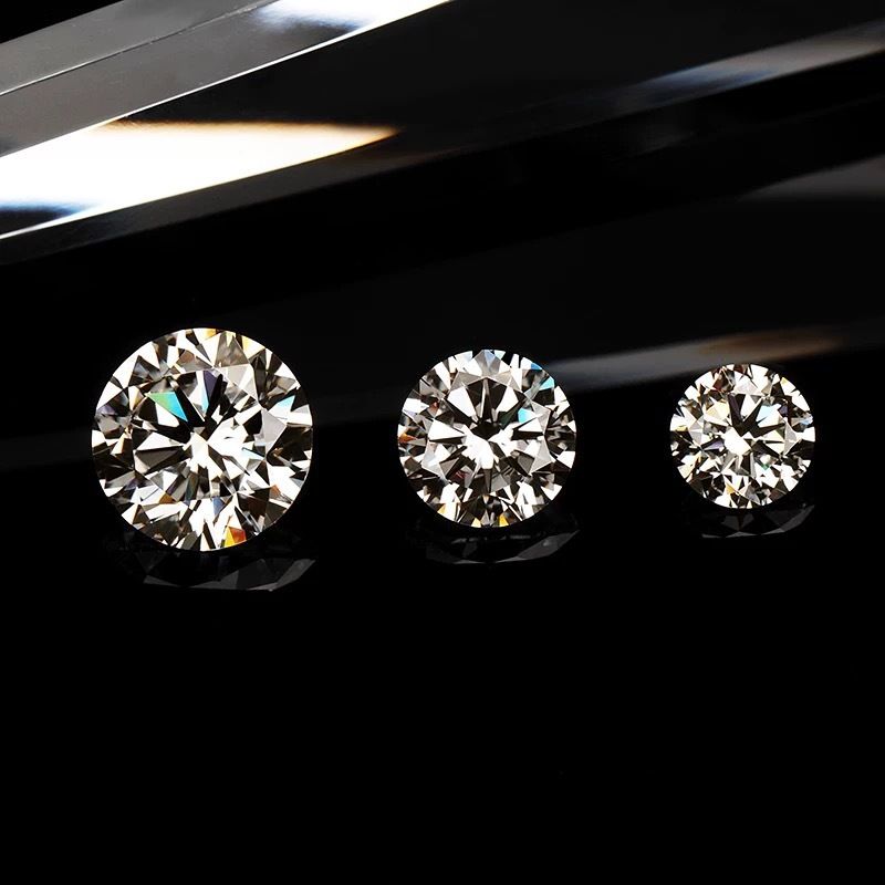 Qualidade Diamante Cultivado em Laboratório Redondo LuxuryShine VS2 1CT 2CT 3CT 4CT 5CT Cor D-F diamante branco Com Certificado IGI fábrica