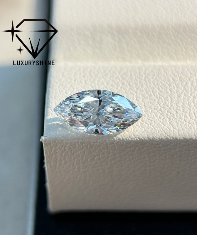Qualidade Diamante Laboratório LuxuryShine VVS2 Marquise 0.3-15ct Cor D-F Corte 3EX Com Certificado IGI Diamante Real fábrica