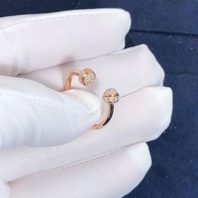 Qualidade Círculo aberto Diamond Ring Approx da possessão de Piaget das mulheres. 0,34 Ct fábrica