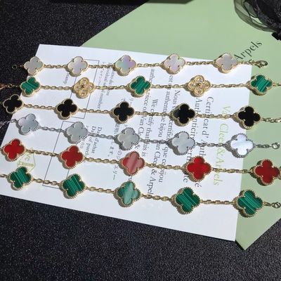 Qualidade o vintage do ouro 18K personalizou braceletes Van Cleef & Arpels do ouro fábrica