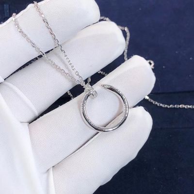 Qualidade Cartier Juste Un Clou Necklace Real CONTRA a colar do ouro dos diamantes 18K fábrica