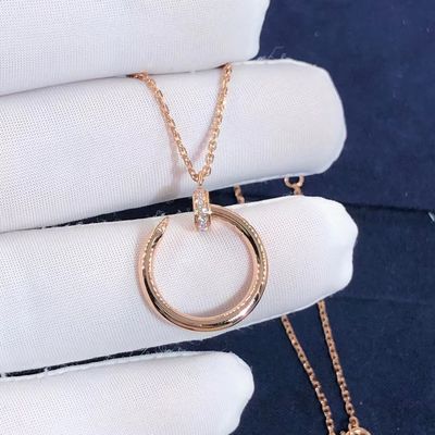 Qualidade Cartier Juste Un Clou Necklace Real CONTRA a colar do ouro dos diamantes 18K fábrica