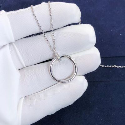 Qualidade Cartier Juste Un Clou Necklace Real CONTRA a colar do ouro dos diamantes 18K fábrica