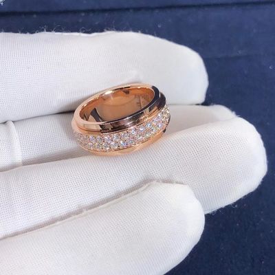 Qualidade anel da possessão de 18K Rose White Yellow Gold Piaget CONTRA Diamond For Women/homens fábrica