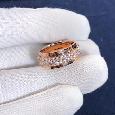 Qualidade anel da possessão de 18K Rose White Yellow Gold Piaget CONTRA Diamond For Women/homens fábrica