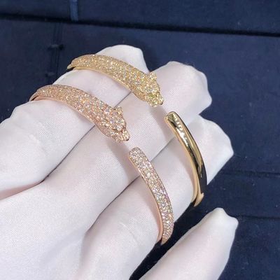Qualidade Bracelete de Panthere da série do carro do bracelete do ouro da parte alta 18K para o presente da menina fábrica