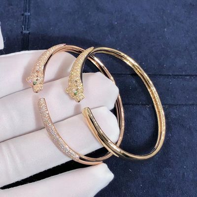 Qualidade Bracelete de Panthere da série do carro do bracelete do ouro da parte alta 18K para o presente da menina fábrica