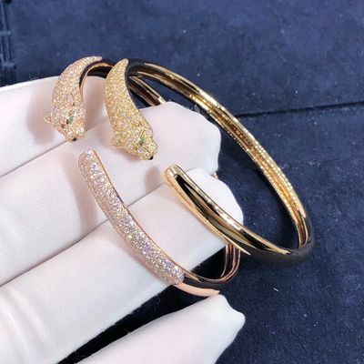Qualidade Bracelete de Panthere da série do carro do bracelete do ouro da parte alta 18K para o presente da menina fábrica