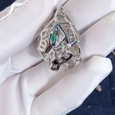 Qualidade ônix da colar de Panthere da série do carro do ouro 18K branco CONTRA os diamantes personalizados fábrica