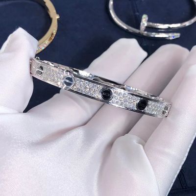 Qualidade Bracelete Diamond Paved For Women ' S do AMOR da série do carro do ouro da joia 18K da parte alta fábrica