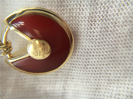 Qualidade Colar 18K Rose Gold Carnelian de Amulette De da joia de High End Custom do modelo de XS fábrica
