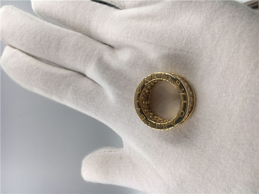 Qualidade Alianças de casamento luxuosas dos homens da joia, anéis luxuosos da joia do vintage do ouro 18k amarelo com diamantes fábrica
