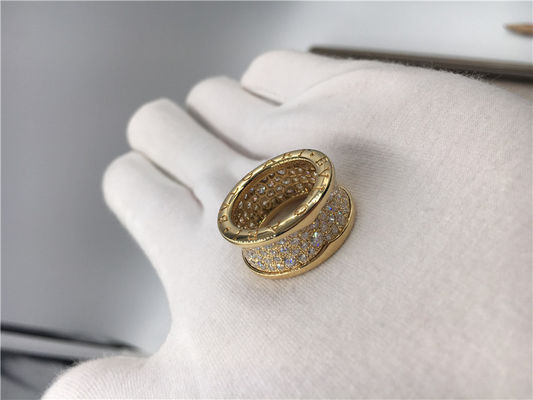 Qualidade Alianças de casamento luxuosas dos homens da joia, anéis luxuosos da joia do vintage do ouro 18k amarelo com diamantes fábrica