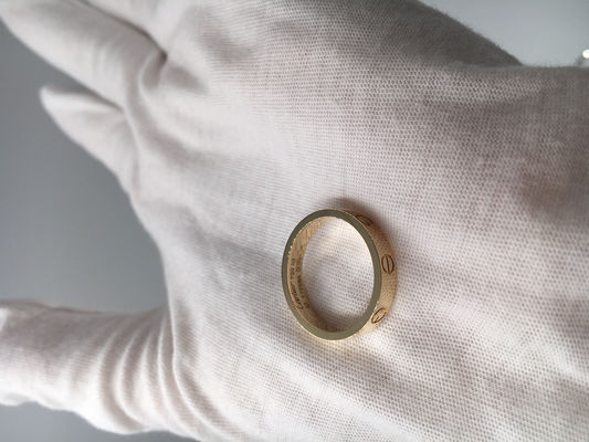 Qualidade Ouro amarelo luxuoso da joia 18K do ouro das alianças de casamento dos homens nenhuma pedra preciosa fábrica