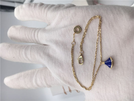 Qualidade das divas luxuosas da joia da joia do ouro 18K amarelo bracelete ideal BR857290 com lápis-lazúli fábrica