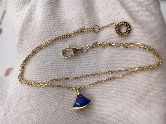 Qualidade das divas luxuosas da joia da joia do ouro 18K amarelo bracelete ideal BR857290 com lápis-lazúli fábrica