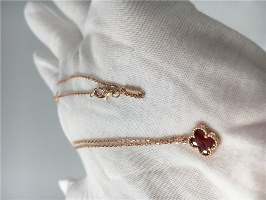 Qualidade Abaixe a colar fina dada forma da corrente do ouro, colar do pendente do ouro 18k com pedra preciosa fábrica