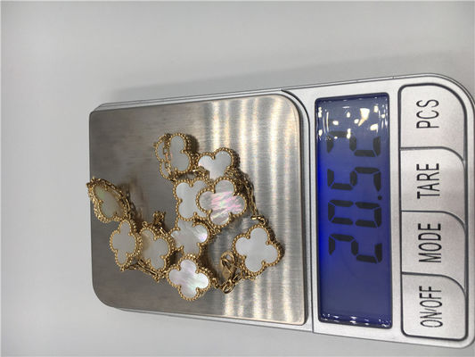 Qualidade Ouro amarelo branco da colar 18k de Van Cleef Arpels Alhambra da madrepérola fábrica
