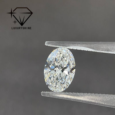 Qualidade VVS Laboratório Crescido Diamante D-F Cor Branco Oval Excelente Corte 0.1-10CT com Certificado IGI 3EX Pedras Cortadas fábrica