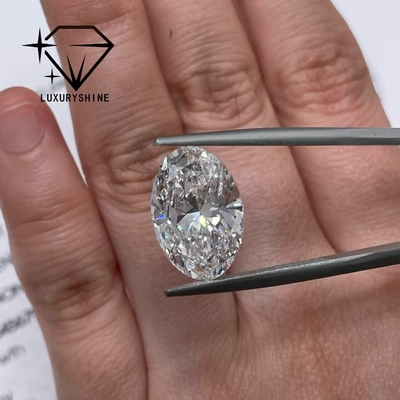 LuxuryShine 0.1-10CT VVS2 Diamante cultivado em laboratório D-F Cor Branca Oval Excelente corte Com Certificado IGI 3EX Pedras cortadas por LuxuryShine