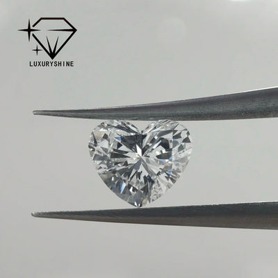 Qualidade LuxuryShine VVS1-VS2 Coração Corte Excelente Diamante Cultivado em Laboratório Diamantes Reais & Joias de Casamento & Suporte de Joias Personalizadas Personalização Especial fábrica