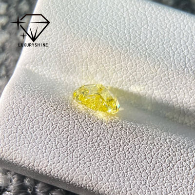 Qualidade LuxuryShine VS1 Diamante cultivado em laboratório de forma de coração amarelo 1CT 2CT 3CT 4CT 5CT Diamante real com certificado IGI fábrica