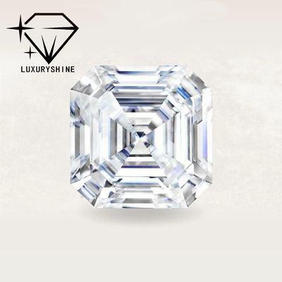 Qualidade LuxuryShine VVS-VS Asscher Shape Lab Diamante cultivado 0.1-10CT D-F Cor Diamante branco Com Certificado IGI 3EX Pedras cortadas fábrica