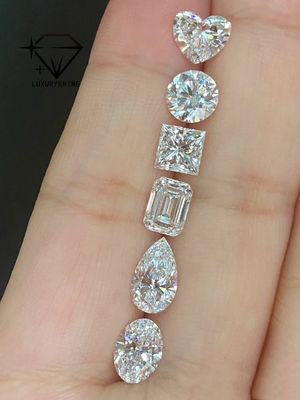 Qualidade LuxuryShine VVS-VS Asscher Shape Lab Diamante cultivado 0.1-10CT D-F Cor Diamante branco Com Certificado IGI 3EX Pedras cortadas fábrica