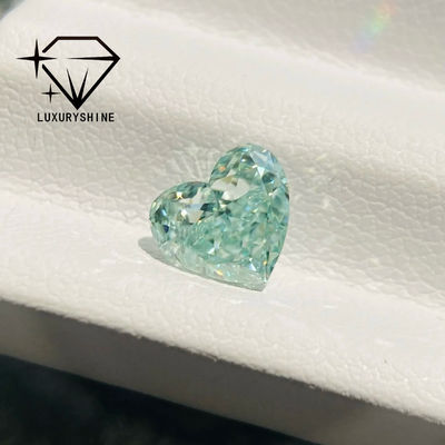 Qualidade LuxuryShine Pink / Yellow / Green Heart Cut Lab Grown Diamond VVS-VS Real Diamonds & Wedding Jewelry & Customized Jewelry fábrica