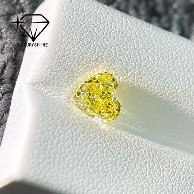 Qualidade LuxuryShine Pink / Yellow / Green Heart Cut Lab Grown Diamond VVS-VS Real Diamonds & Wedding Jewelry & Customized Jewelry fábrica