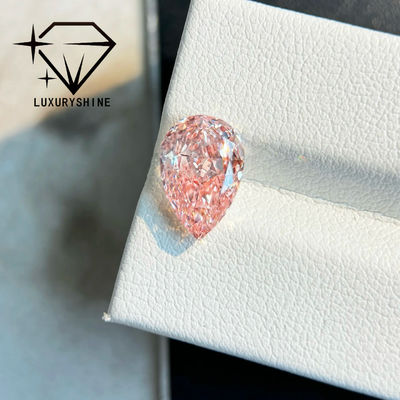 Qualidade LuxuryShine 1-15CT Diamante Rosa Fancy Pear Lab Grown VVS-VS Soltos & Joias de Casamento & Joias Personalizadas ﻿ fábrica