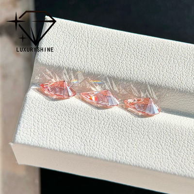 Qualidade LuxuryShine 1-15CT Diamante Rosa Fancy Pear Lab Grown VVS-VS Soltos & Joias de Casamento & Joias Personalizadas ﻿ fábrica