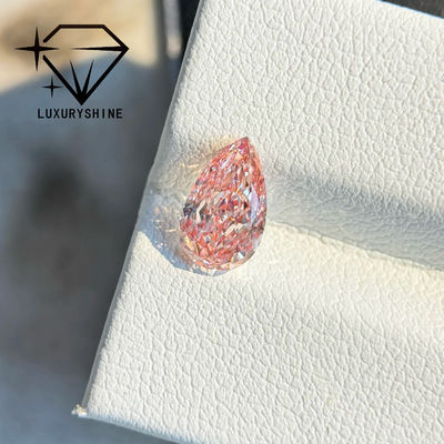 Qualidade LuxuryShine 1-15CT Diamante Rosa Fancy Pear Lab Grown VVS-VS Soltos & Joias de Casamento & Joias Personalizadas ﻿ fábrica