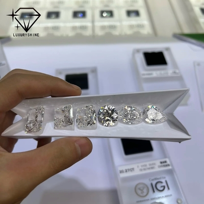 LuxuryShine VS1-VS2 Diamante de laboratório crescido Diamante solto Coração/Princesa/Oval/Rondão/Coussinho/Pera/Asscher Joias personalizadas
