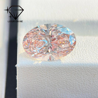 LuxuryShine 1-10CT Diamante Rosa Ovalado Fancy Lab Grown VVS-VS Solto Joias Personalizadas com Certificado IGI﻿