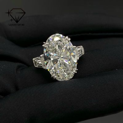 Joias de luxo artesanais com opções personalizáveis de cor de diamante D E F