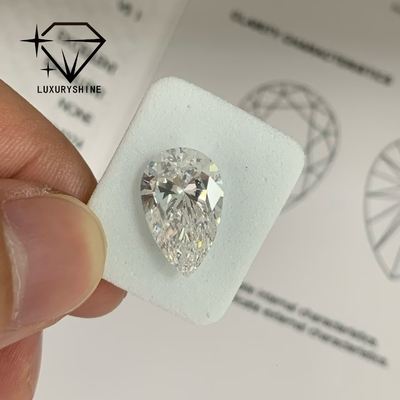 Diamante de Pera Cultivado em Laboratório, Clareza VVS-VS, Cor D-F, Certificado IGI
