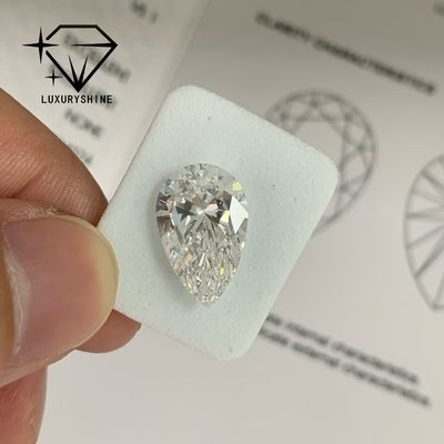 Qualidade Diamante de Pera Cultivado em Laboratório, Clareza VVS-VS, Cor D-F, Certificado IGI fábrica