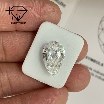 Qualidade Diamante de Pera Cultivado em Laboratório, Clareza VVS-VS, Cor D-F, Certificado IGI fábrica