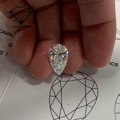 Qualidade Diamante de Pera Cultivado em Laboratório, Clareza VVS-VS, Cor D-F, Certificado IGI fábrica