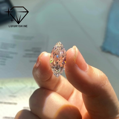 Diamante Marquise cultivado em laboratório VVS-VS D-F Cor IGI Certificado