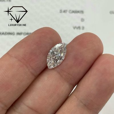 Qualidade Diamante Marquise cultivado em laboratório VVS-VS D-F Cor IGI Certificado fábrica